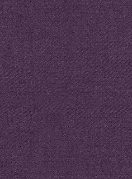 Napolean Purple Wool Tuxedo Suit - Image 4