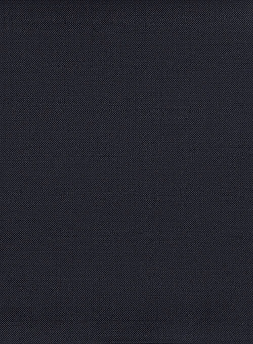 Napolean Stretch Navy Blue Wool Tuxedo Suit - Image 2