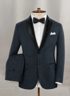 Napolean Stretch Sailor Blue Wool Tuxedo Suit