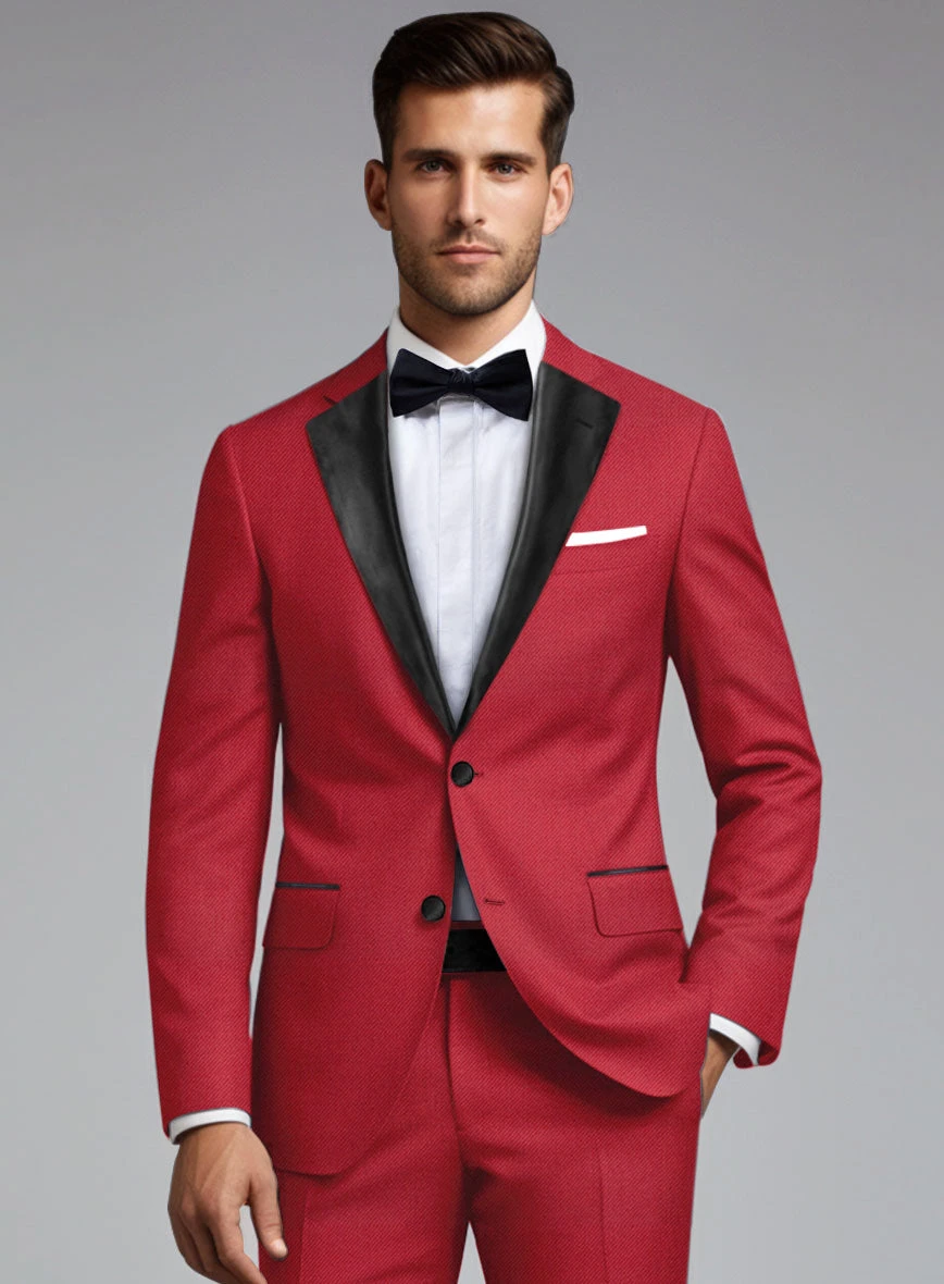 Red Tuxedo Suit - Image 4