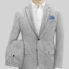 Rope Weave Light Gray Tweed Suit