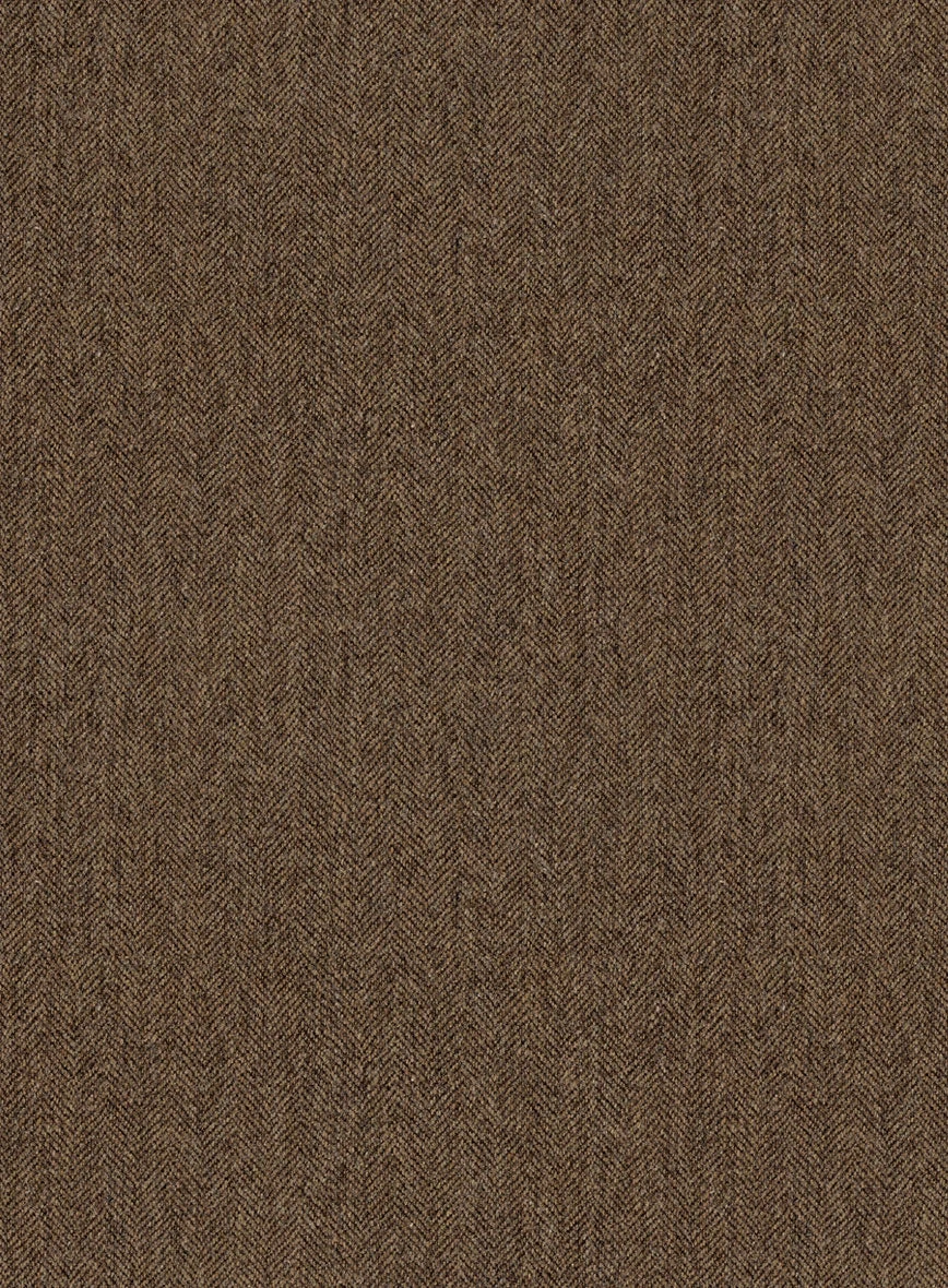 Rust Herringbone Tweed Pants - Image 3