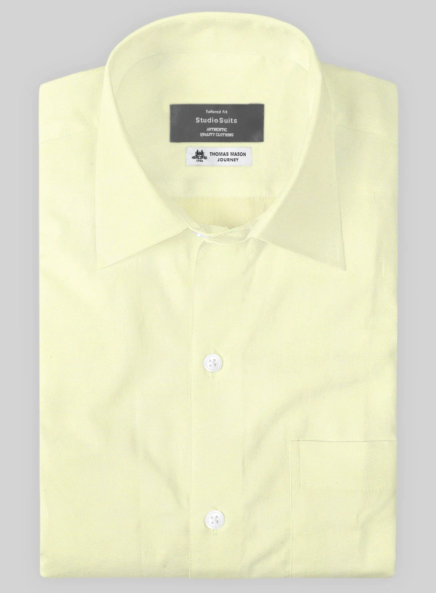 Thomas Mason Daffodil Yellow Shirt