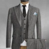 Thomas Shelby Peaky Blinders Vintage Gray Tweed Suit