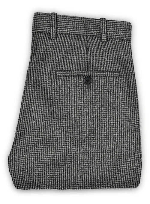 Vintage Gray Macro Weave Tweed Suit - Image 5