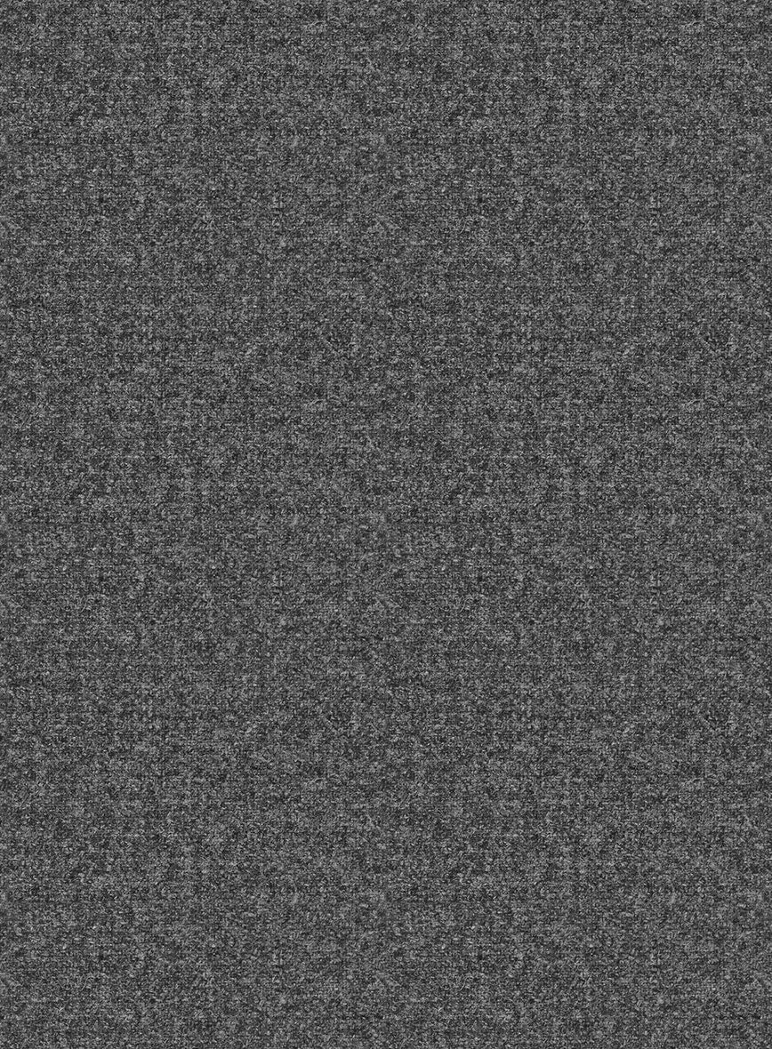 Vintage Plain Dark Gray Tweed Suit - Image 8