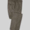 Vintage Dark Brown Herringbone Tweed Pants