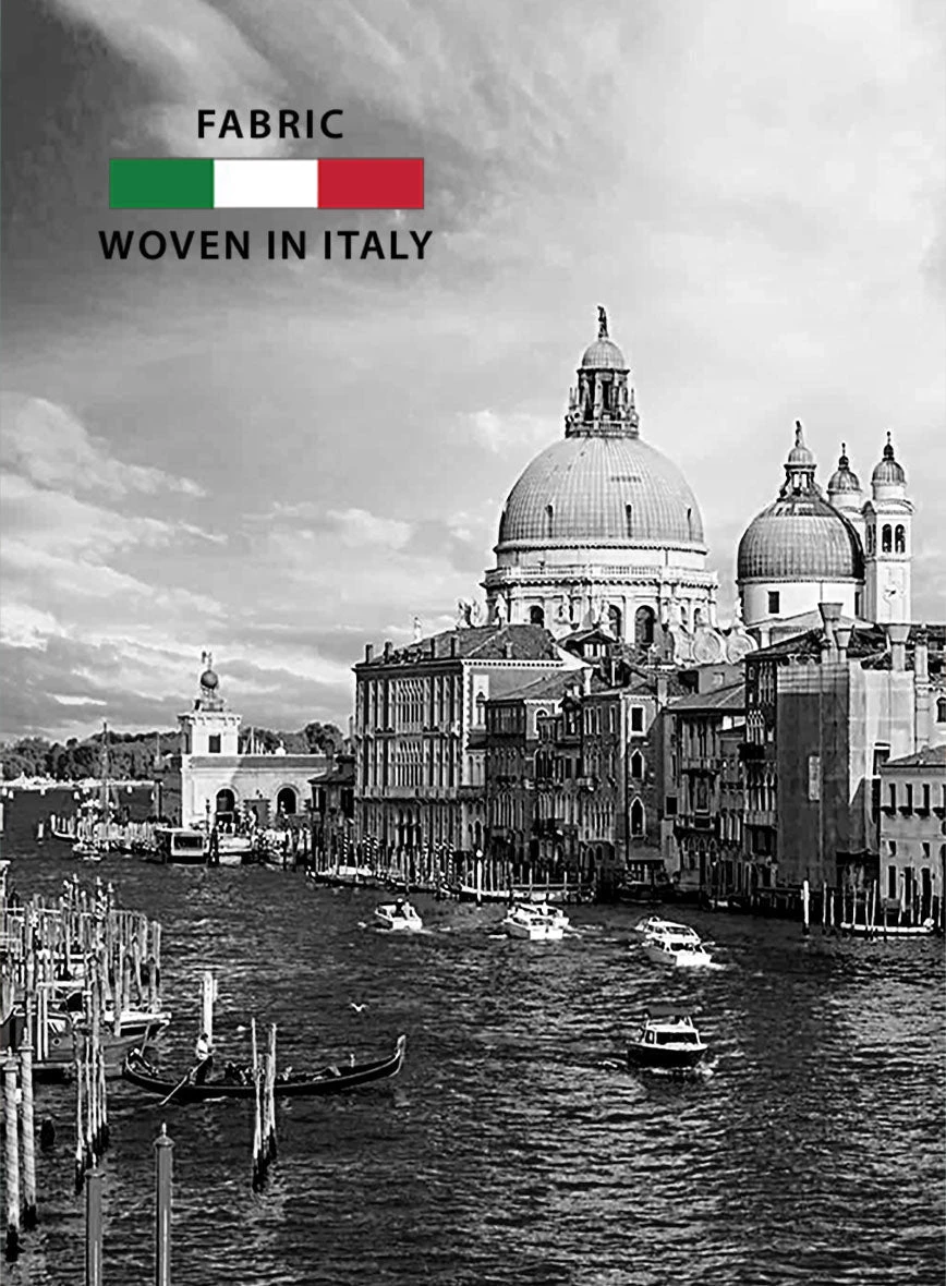 Italian Lombardo Hawkes Blue Pinstripe Shirt - Image 5